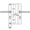UPVC Door Handle Hoppe Ferco 70mm 70PZ 200mm Fixings Double