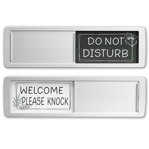 Do Not Disturb Sign, Welcome Please Knock/Do Not Disturb Door