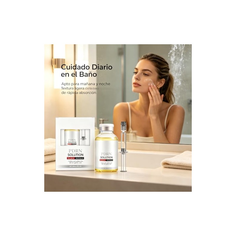 Sérum Facial Tipo Ampolleta con Extracto de Salmón