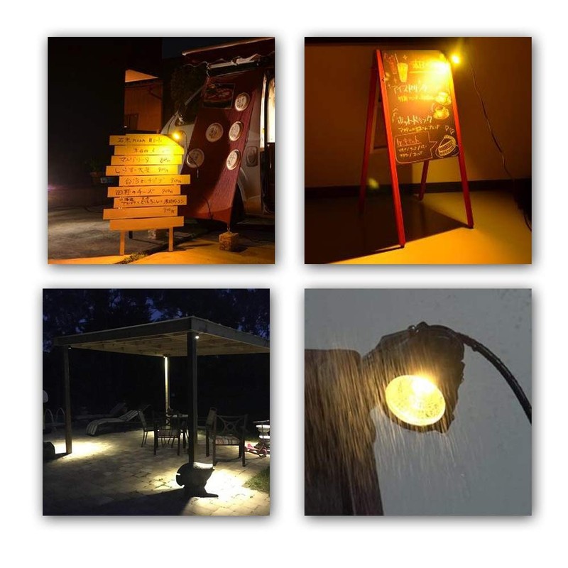 Ygapuzi 5W LED Clip on Lamp Directional Bullet Light with