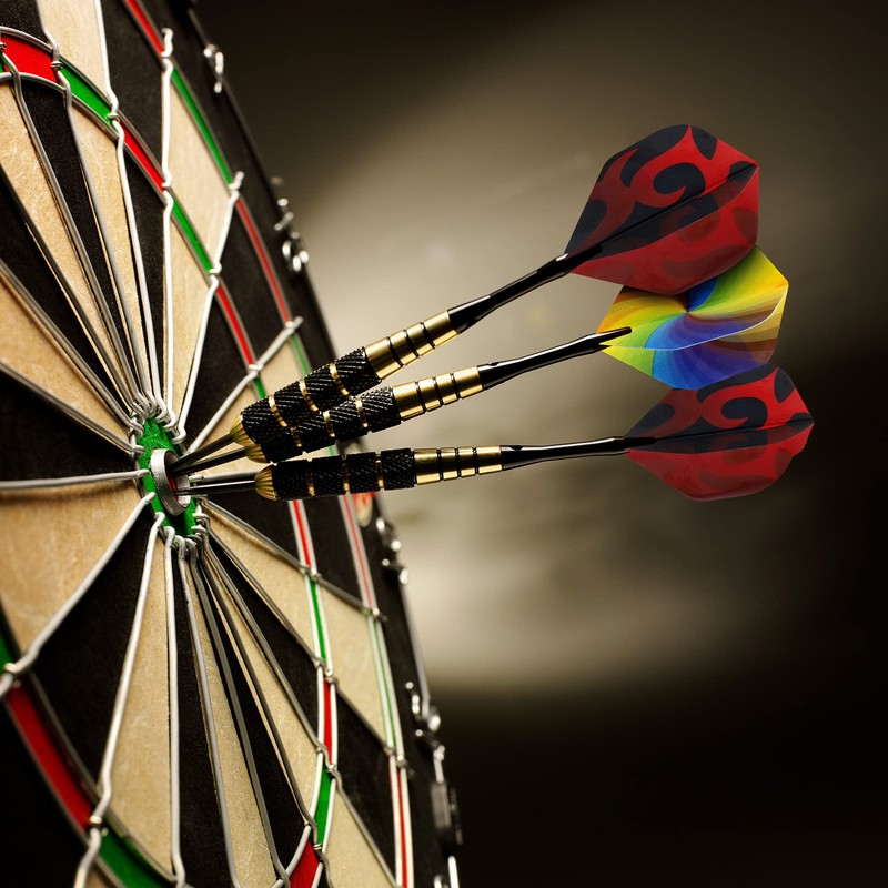 kwmobile 50x Dart Flight Set - Universal Dart Flight Feather