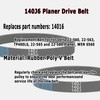 2pcs 140J6 Planer Drive Belt 5140055-59 Replacement V Belt for
