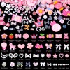 300 Pcs Junk Case Charms, 3D Mix Assorted Flower Bows