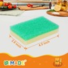 UNIMADE Scrub Sponge, Temperature Responsive Dual-Sided Cleaning Sponges, Non-Scratch Dish