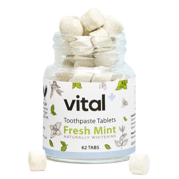 Vital Fresh Toothpaste Tablets Fluoride Free with Nano Hydroxyapatite Eco