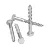 304 Stainless Steel Half Thread Bolt Wood Hex Lag Screws