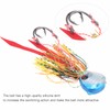 4Pcs 65g Fishing Artificial Baits Silicone Skirts Lures with Hook