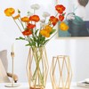 CEWUDA 6 Pcs Artificial Poppy Flowers Silk Flower Poppy with