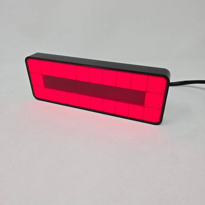 Mechanic Force Hitch Cover Red LED Brake Sequential Signal Reverse