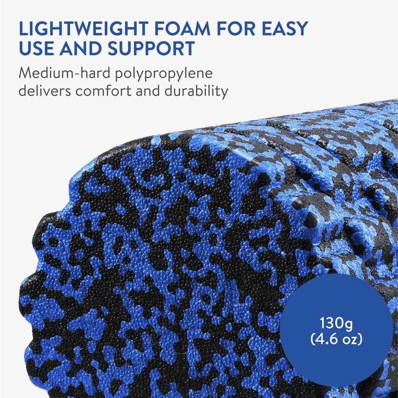 Everest Fitness Fascia Roller 3D Texture Black/Blue