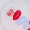 Cherry Tomato Red Syrup Handmade Nail Tips - Almond Midi