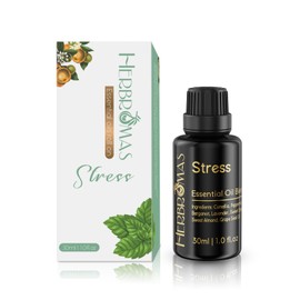 HERBROMAS Pre-Diluted Aromatherapy Essential Oils Blend, Natural Plant Essential Oils Refill for Roll-on (Sleep, 1)