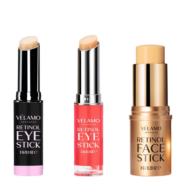 Retinol Eye & Face Stick Trio: Under Eye Cream for