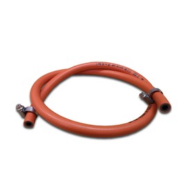alfagomma 2M 8mm I/D Lpg Butane/Propane Gas Hose With 2 Stainless Band Hose Clips