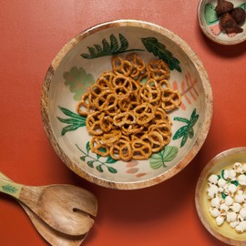 Danica Studio Haven Mango Wood Serving Bowl, 9.75 x 4 inches