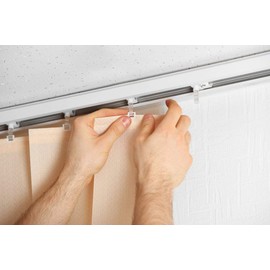 EveryHome Slat Top Hangers For Vertical Blind 89mm/3.5inch - Single Slat Holders (10)