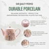 Cookspire Porcelain Tea Set - Modern Pink Tea pot (28.7