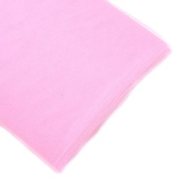 54" by 40 Yards (120 ft) Fabric Tulle Bolt for Wedding and Decoration (Pink)