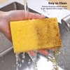 Bmeigo Washing Up Sponge 12PCS, Compostable Kitchen Sponge Nautural Cellulose