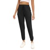 Womens High Waisted Sweatpants Cinch Bottom Drawstring Jogger Pants with