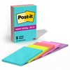 Post-it Super Sticky Notes Notas adhesivas, 12.7 x 20.3 cm,