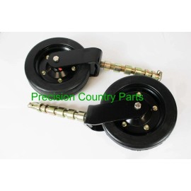 Bush Hog 10" Solid Molded Finish Mower Wheel Assembly with Needle Bearings 2PK