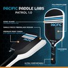 PACIFIC PADDLE LABS Patrol 1.0 Pickleball Paddle, Fiberglass, 13MM, USAPA