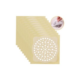 Samcos Drain Seal, Diameter 3.9 inches (10 cm) / 4.7 inches (12 cm), Set of 100, Hair Removal Sheet, Hair Catcher, Hair Collector, Leak Seal, Disposable Filter, For Washrooms, Drains, Kitchens,