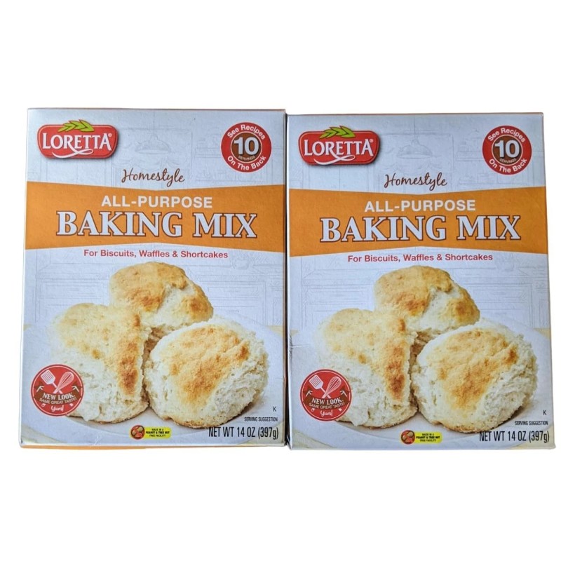 see above LOT of 3 Loretta All-Purpose Baking Mix, 14oz