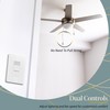 TOPGREENER Combo Dimmer Switch with 3-Speed Fan Control, Light and