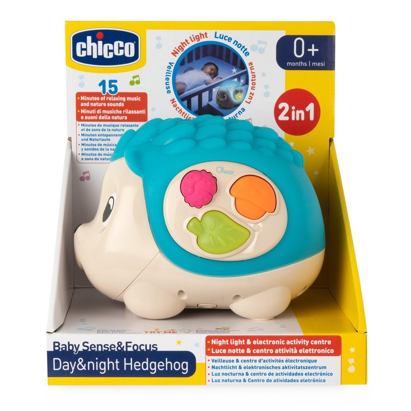 Chicco, Hedgehog Day & Night, Night Light for Babies from