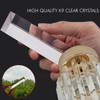 LEDSone Modern Mini Chandelier Crystal Ceiling Light Fixture, Semi Flush