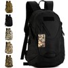 Protector Plus 20L Military Backpack Molle System Tactical Rucksack Black,