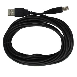 Fenzer B2G1 Free 15FT USB2.0 A Male to B Male Printer Scanner Cable Black (U2A1-15BLK)