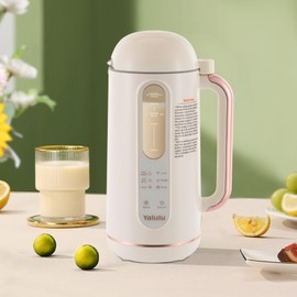 6-in-1 Nut Milk Maker Machine- 30Oz/900mL Smart Automatic Cold and Hot Dairy Free Soybean/Oat/Coconut/Soy Milk Maker Machine with Filter Bag