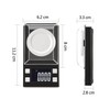 Portable Type Pocket Digital Scale 0.001g - 50g Precision Commercial