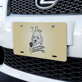 Graphics and More I Love My Goldendoodle Novelty Metal Vanity Tag License Plate