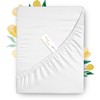 Carressa Linen 100% Egyptian Cotton Queen Fitted Sheet - 800