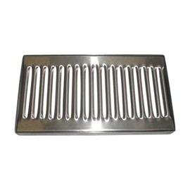 Stainless Product Ltd Stainless Steel Drip Tray Bottom Cover - Liquid Waste Protection & Counter-top Spill Prevention Solution - Ideal to Keep Your Workspace Cleanliness (6″ x 16″ x 0.75″)