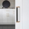 BUKOBYHE 10 Pack 5Inch(128mm) Kitchen Cabinet Handles Black and Champagne