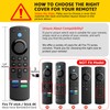 (3 Pack) ONEBOM Firestick Remote Cover 3rd Gen with Alexa