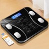 Electric Weighing Scale LCD Display Smart Body Fat Scale Tempered