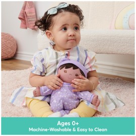 GUND Baby Sustainable Baby Doll, Plush Doll Made from Recycled Materials, for Babies and Newborns, Purple, 12”