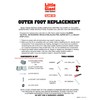 Little Giant Ladder 1A Outer Feet Shoe Kit 31066 30100