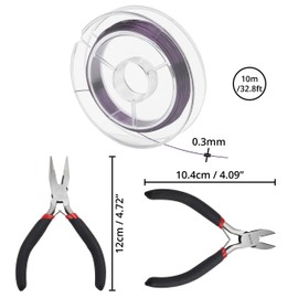 Kurtzy Craft Wire Jewellery Wire Set, black