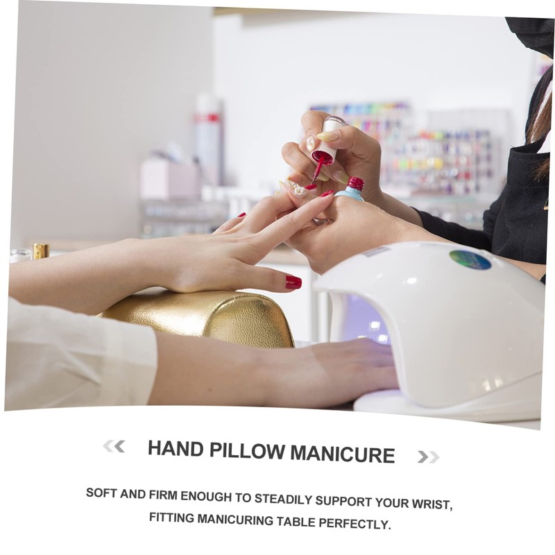 WOONEKY Nail Art Hand Rest Pillow Ergonomic Manicure Support Cushion