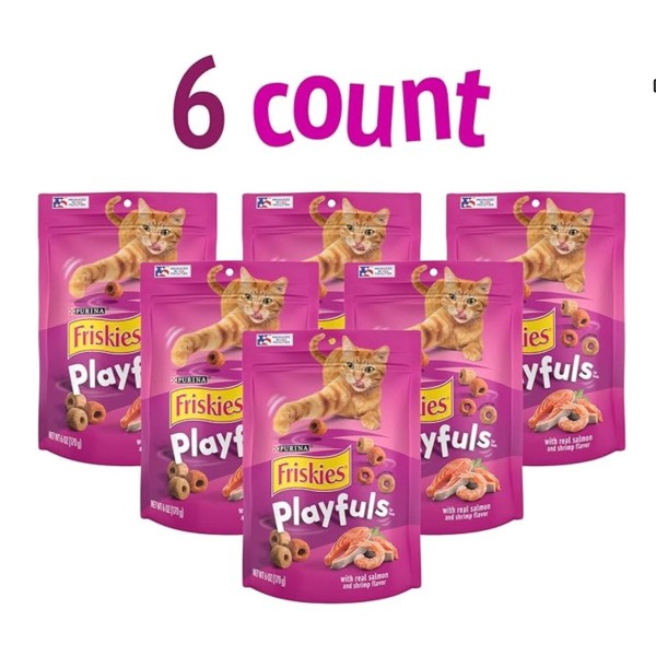 Friskies Purina Friskies Playfuls With Salmon and Shrimp Flavor Cat