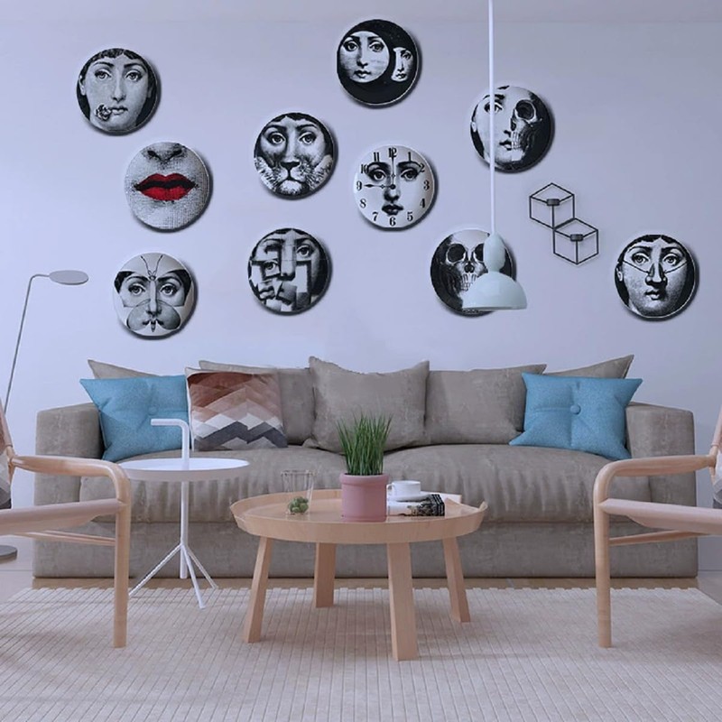 XYTDM Lina Cavalieri Flat Decorative Wall Plate Wall Hanging Decoration