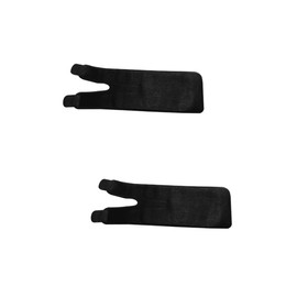 FOMIYES 2pcs Men Women Thigh Sleeves Hip Sleeve Adjustable Thigh Wrap for Workouts Black