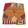 Xmas Dinner Chair Back Covers Easy To Install Soft Anti